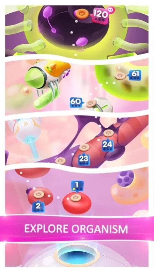 生物砖破碎机游戏