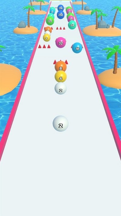 2048赛跑球游戏