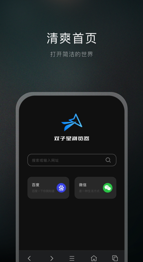 双子星浏览器APP