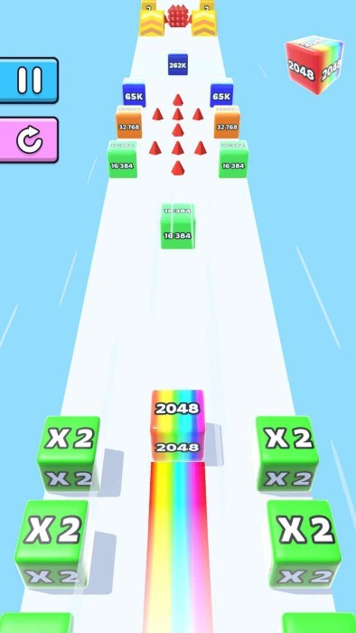 果冻快跑2048新版本游戏