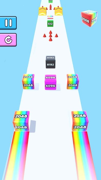 果冻快跑2048新版本游戏