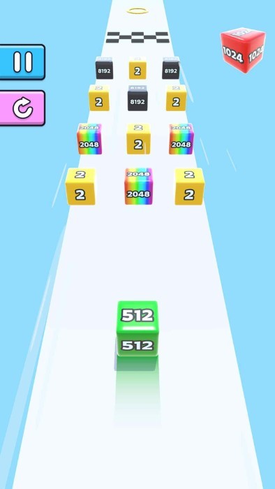 果冻快跑2048新版本游戏
