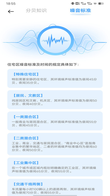噪音分贝检测APP