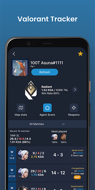 瓦罗兰特战绩查询APP
