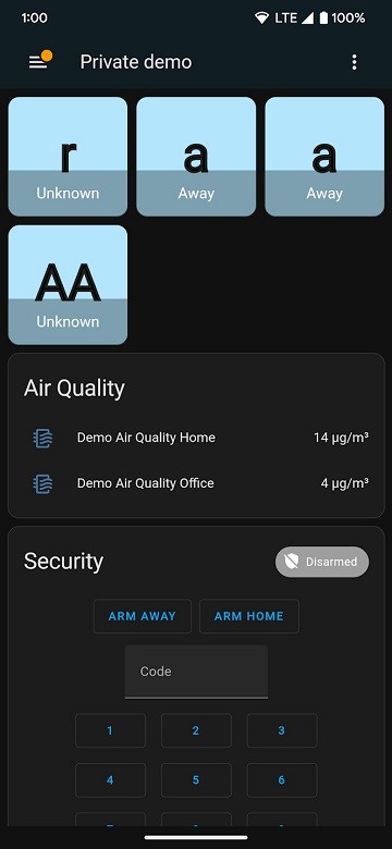 homeassistantAPP