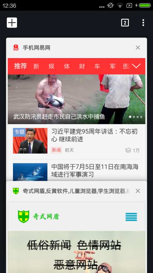 奇式绿色浏览器APP