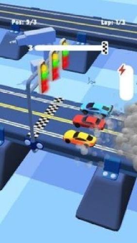 窄道赛车3D游戏