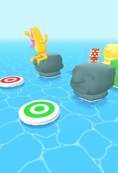 弹跳竞赛3D游戏游戏