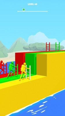 梯子跑酷游戏