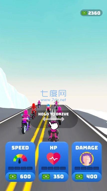 摩托车竞速跑游戏游戏