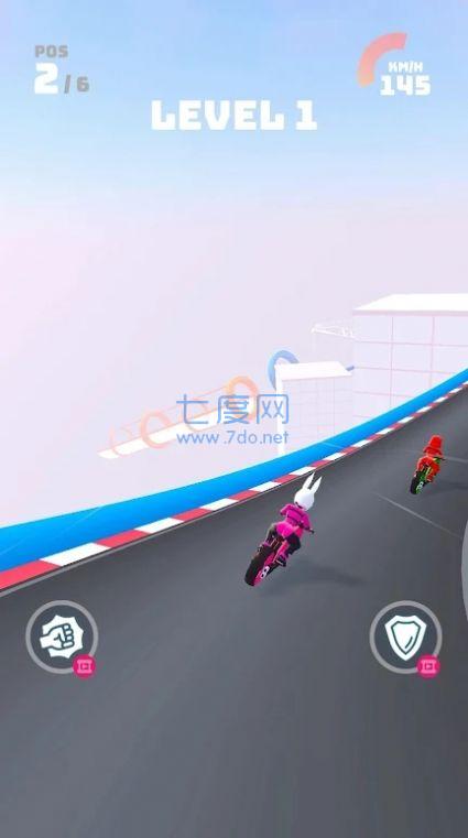 摩托车竞速跑游戏游戏