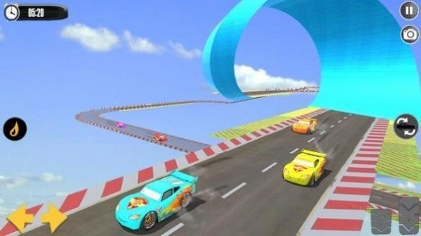 跑车特技冲刺SplashySuperhero游戏