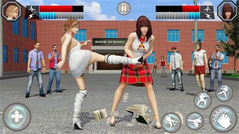 高中女生格斗官方版游戏