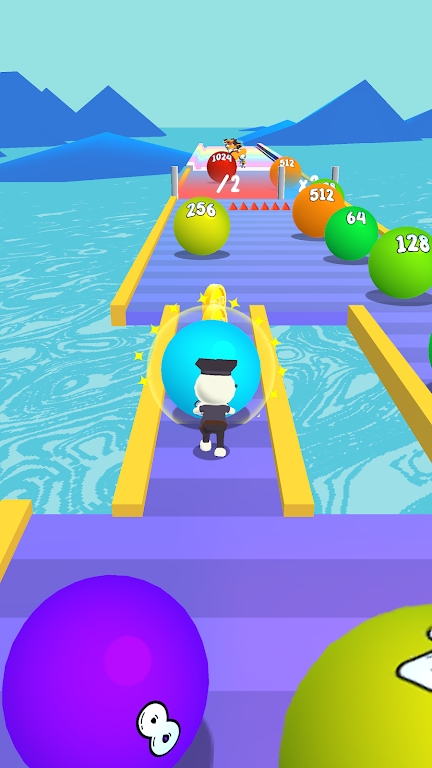 2048推球跑游戏