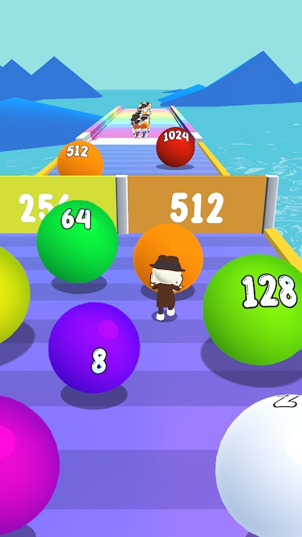 2048推球跑游戏