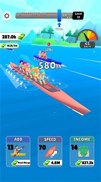 独木舟竞赛ScullingASMR游戏