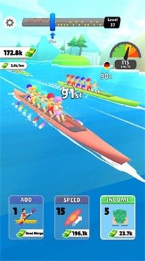 独木舟竞赛ScullingASMR游戏