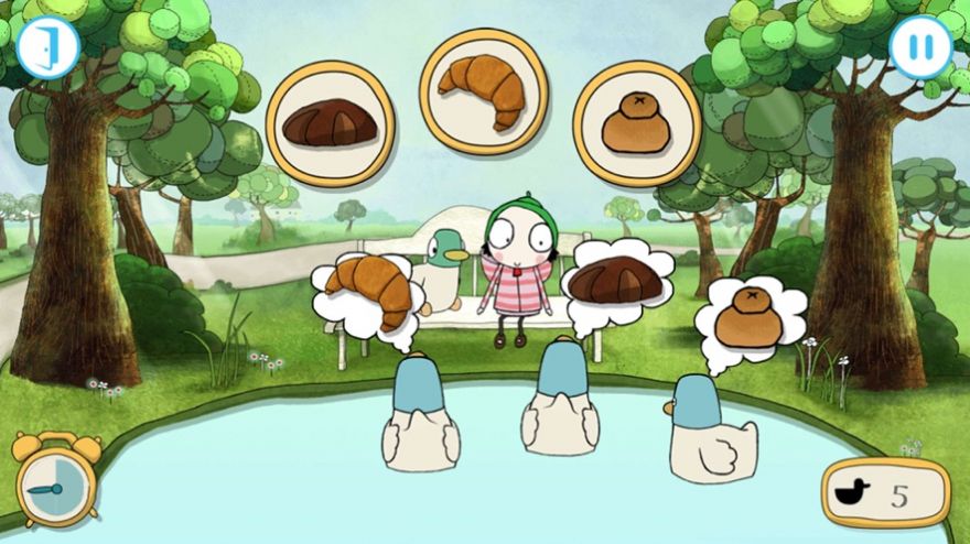 莎拉与乖乖鸭公园的一天手机游戏