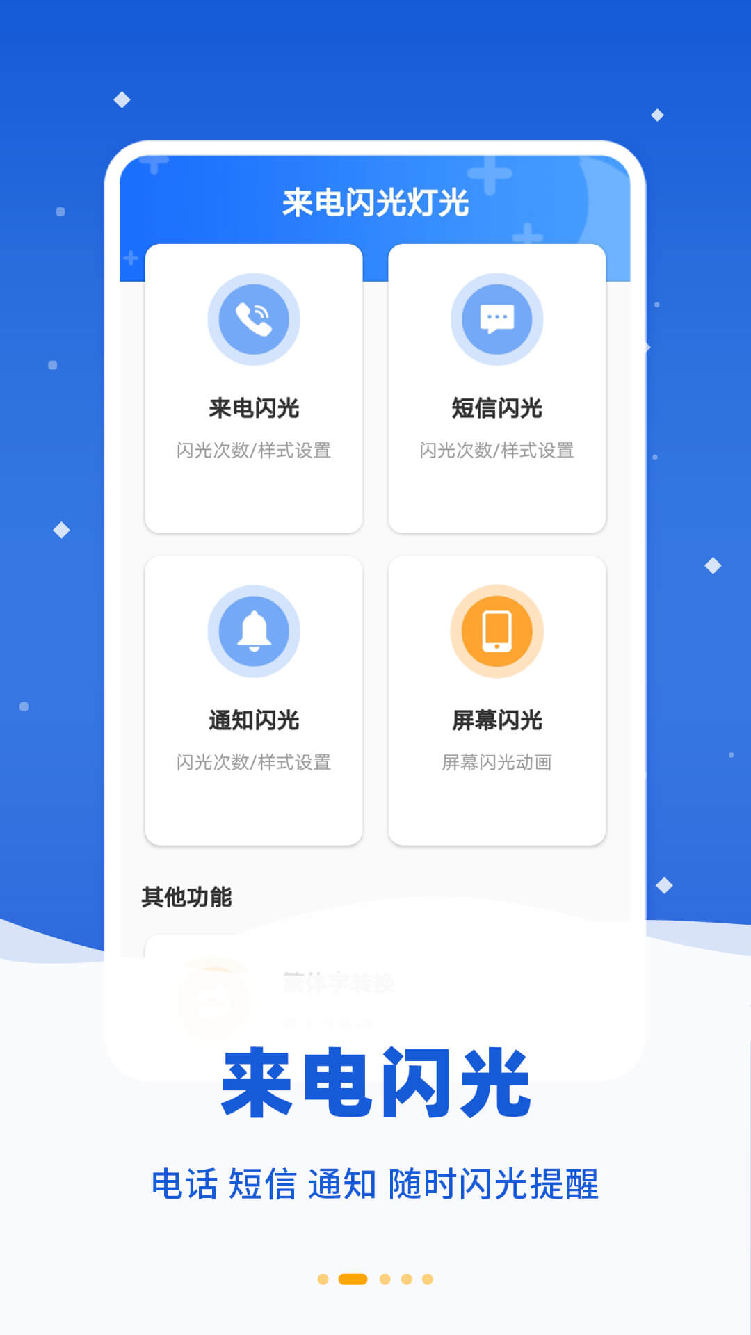 来电闪提醒APP