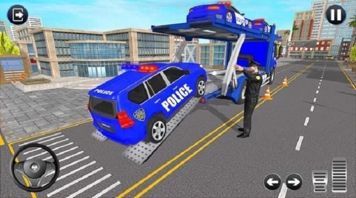 大警用运输车游戏