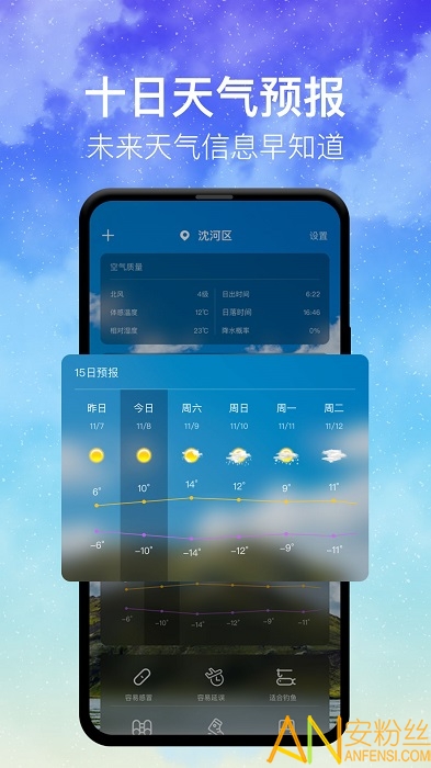 即时天气预报APP