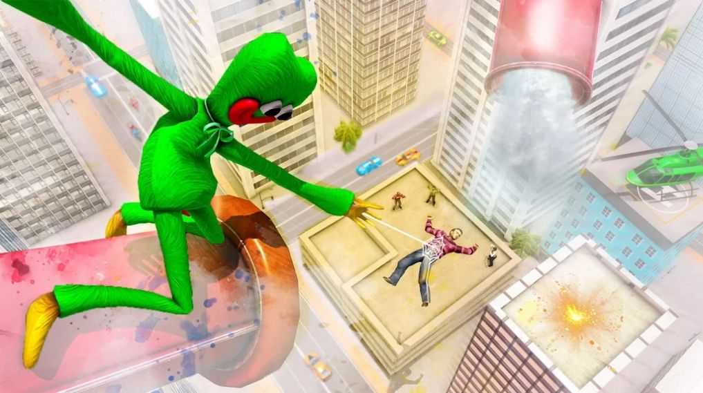 绳索英雄3d游戏