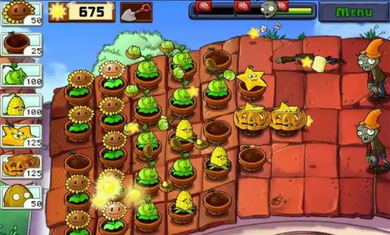 植物大战僵尸free版(内置菜单)游戏