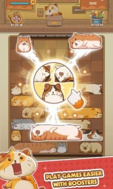 猫猫安全滑动拼图手机版游戏