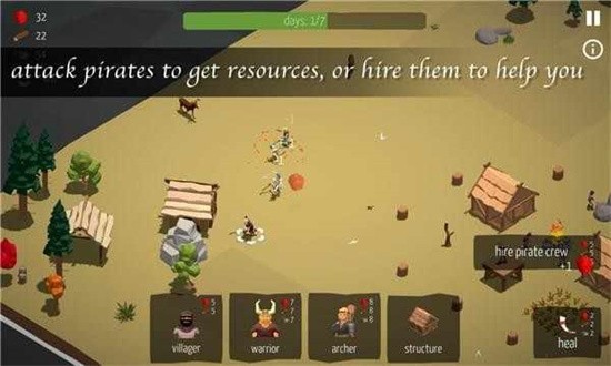 北欧海盗村RTS游戏游戏