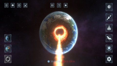 行星粉碎模拟游戏游戏