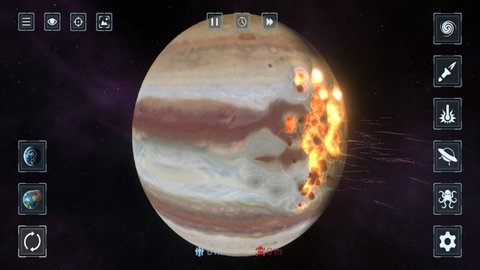 行星粉碎模拟游戏游戏