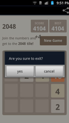 经典2048游戏