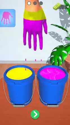 手指画颜料游戏游戏