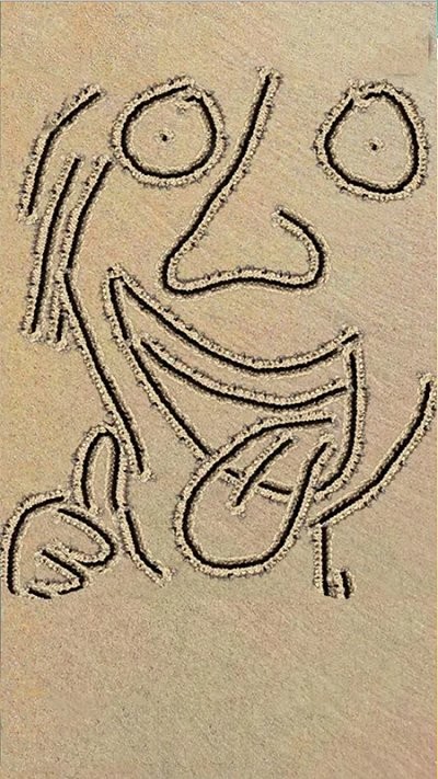 沙滩涂鸦画手游游戏
