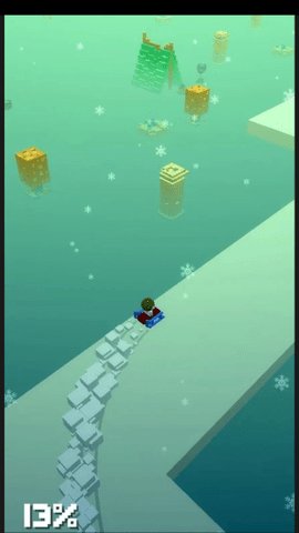 雪地漂流游戏