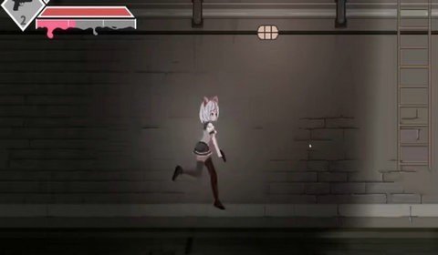 白毛少女大战僵尸游戏