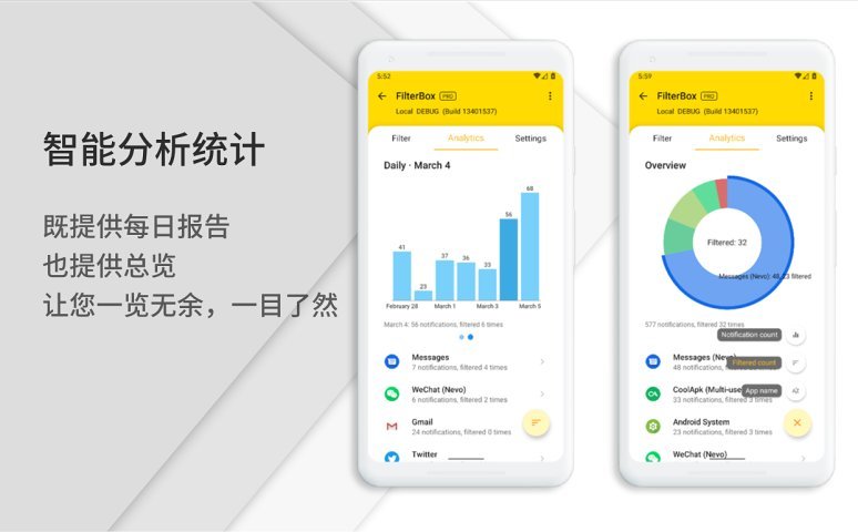 通知滤盒APP