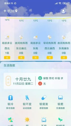 盛果天气预报APP