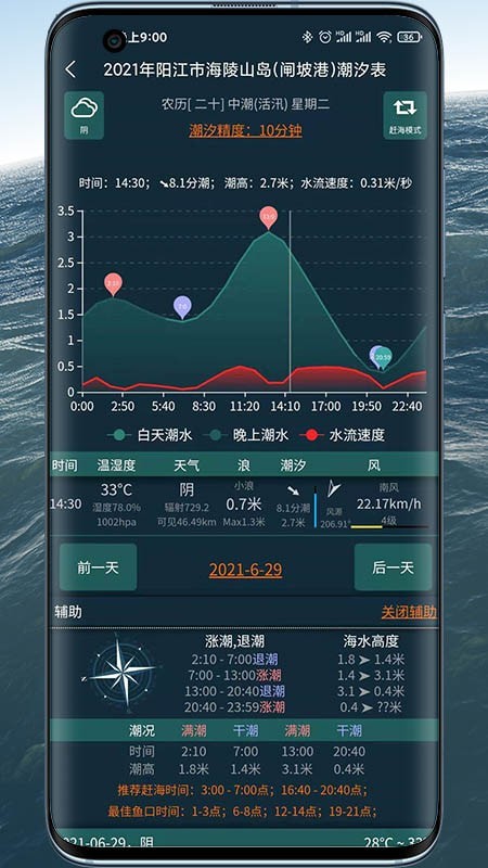 潮汐精灵潮汐表APP