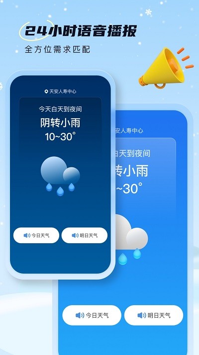 雪融天气预报APP