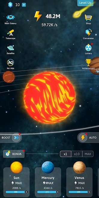 放置宇宙创世者app免费官方版游戏