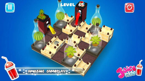 果汁流动游戏