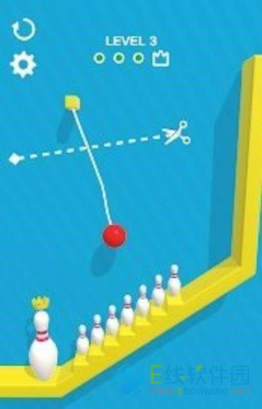 绳索保龄球手机游戏