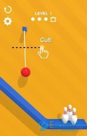 绳索保龄球手机游戏