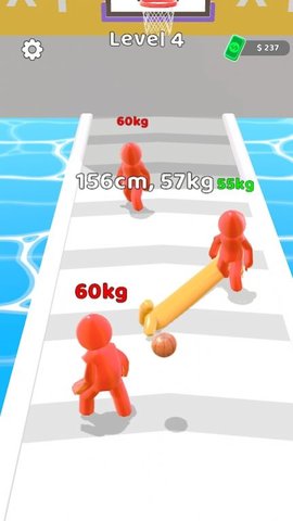 篮球运动员跑游戏