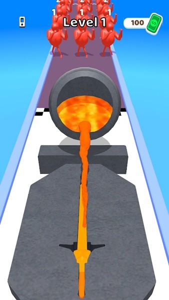 熔炼锻造跑游戏