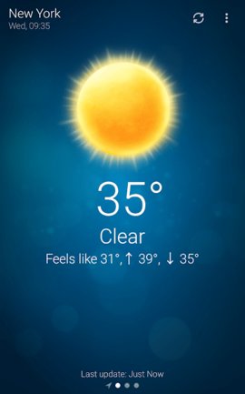 谷歌天气APP