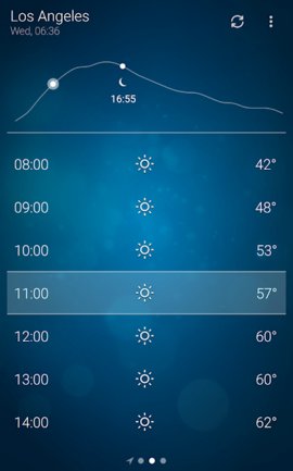 谷歌天气APP
