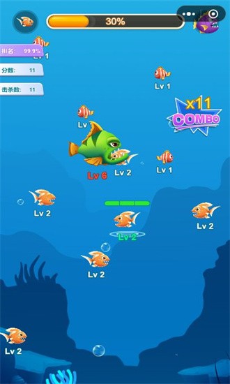 超级进化鱼免费游戏