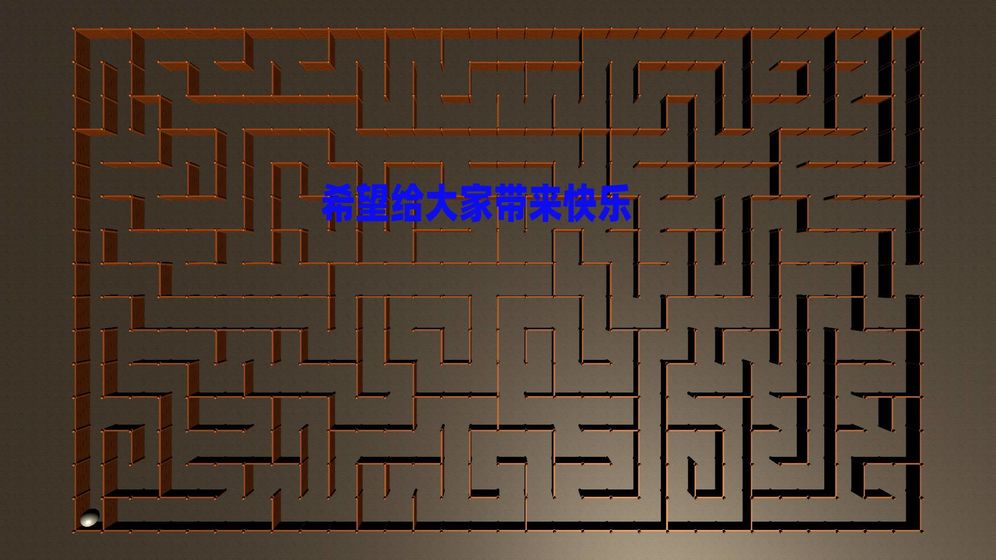 掌上迷宫游戏